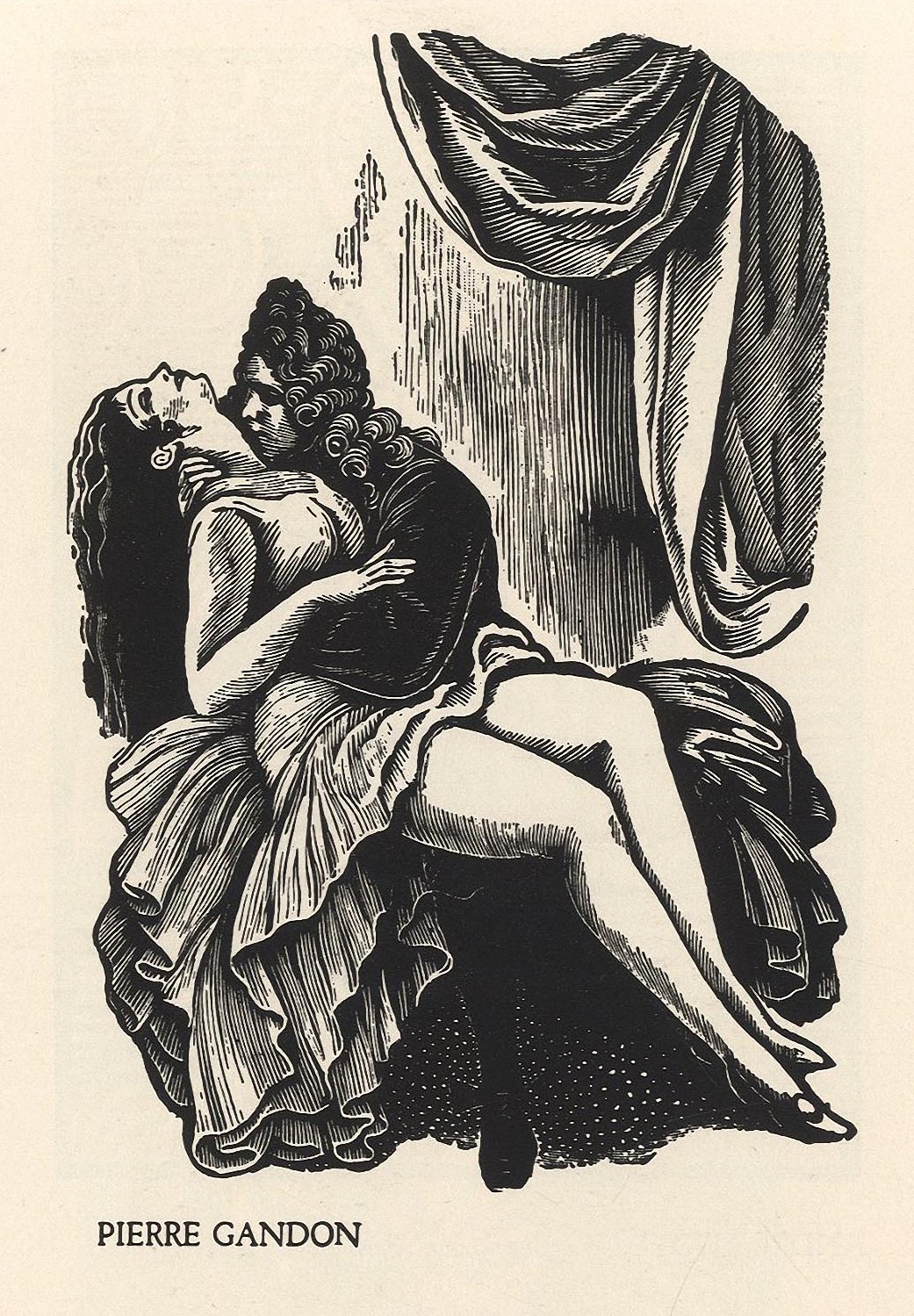 Erotic Scene by Pierre Gandon